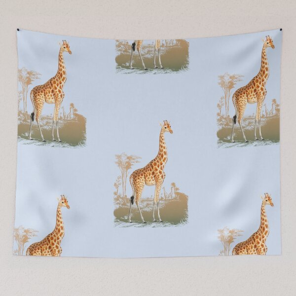 Item preview, giraffe and grass designed and sold by RainbowBalloon.