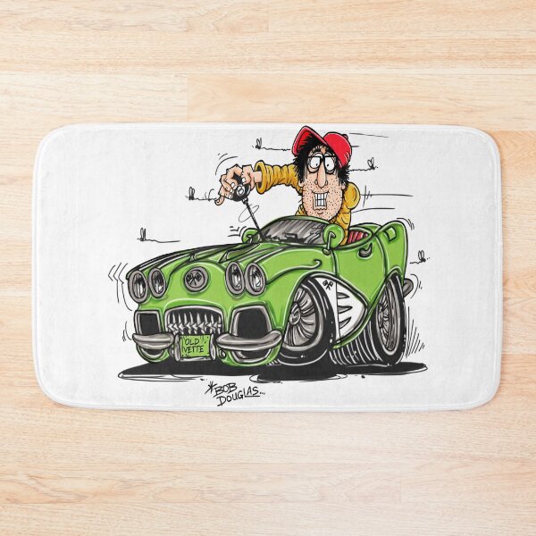 Item preview, Old Green Corvette! Oh Yah! designed and sold by bobtheartman.