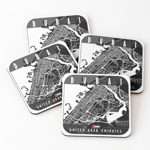 Item preview, DUBAI MAP UAE designed and sold by hatimelhag.