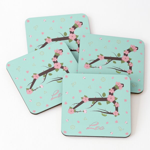 Item preview, Leo Day - Astrological and botanical pattern with a tree branch constellation designed and sold by Astrowl-.