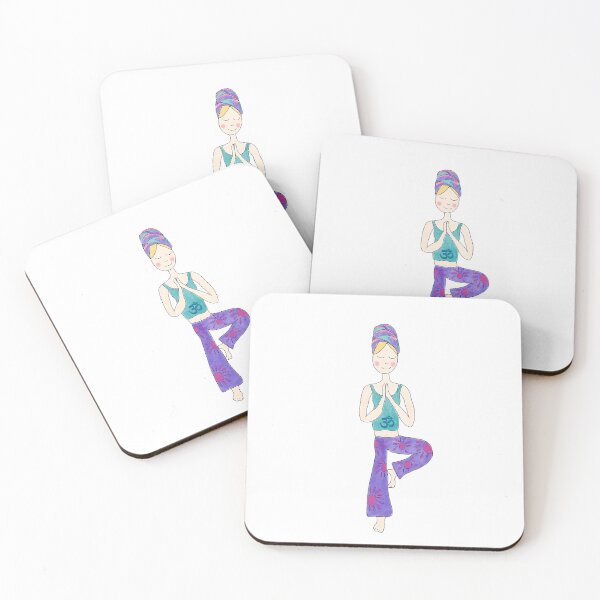 Item preview, Yoga tree pose - vrikshasana designed and sold by Safi-Designs.