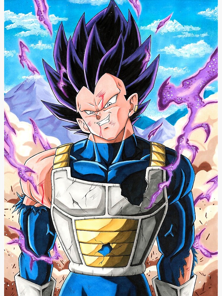 ultra ego vegeta Canvas Print by mikelaurydraw