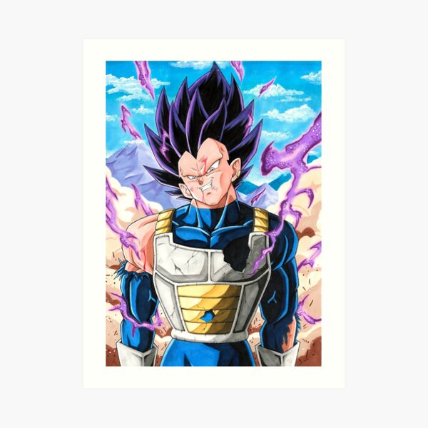 ultra ego vegeta Canvas Print by mikelaurydraw