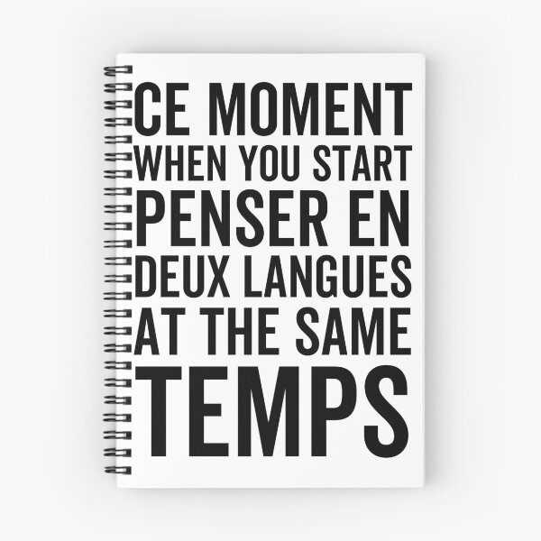 Item preview, Thinking in French and English designed and sold by Limatees.