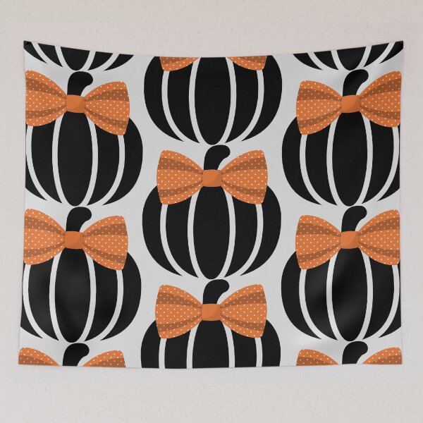 Item preview, Pretty Pumpkin design with bow designed and sold by GeoTeasters.