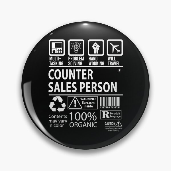 Item preview, Counter Sales Person designed and sold by derekvella.