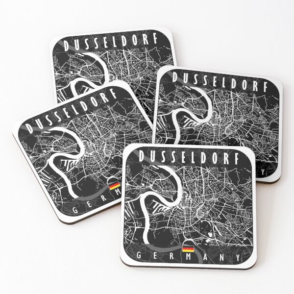 Item preview, DUSSELDORF MAP GERMANY designed and sold by hatimelhag.