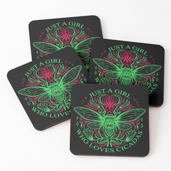 Item preview, Just A Girl Who Loves Cicadas.  Entomologist Gift For Girls Who Love Bugs designed and sold by AwakenedSoul.