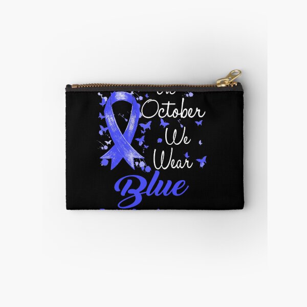 Item preview, In October We Wear Blue Ribbon Foster Care Awareness designed and sold by largellie.