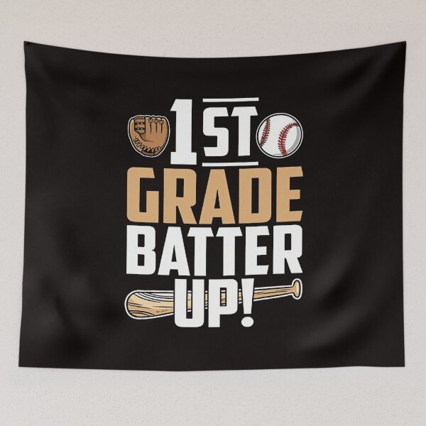 Item preview, 1st Grade Batter Up Baseball designed and sold by shopCao22.