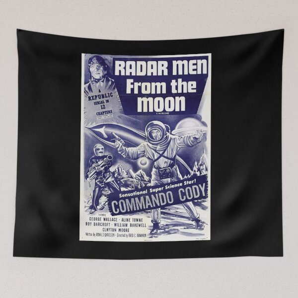 Item preview, Radar Men The  Moon Vintage sci-fi movie poster  designed and sold by beachcamper.