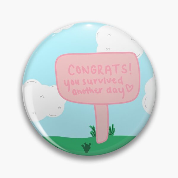 Item preview, you survived today designed and sold by PageTheFlip.