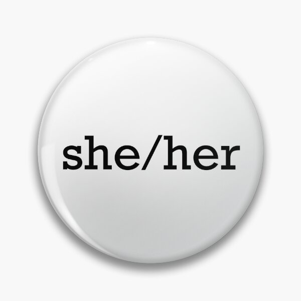 Item preview, she/her pronouns sticker designed and sold by kacikaci.