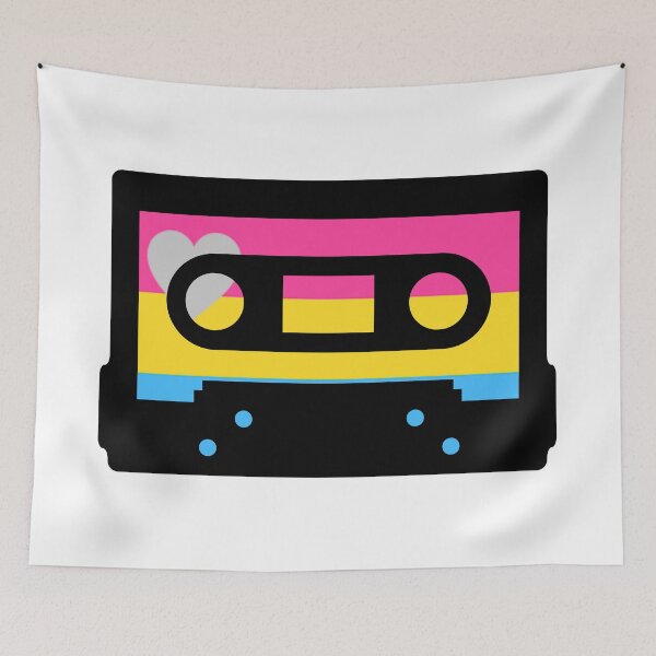 Item preview, Pride Cassette - Panromantic designed and sold by thesassypanda.