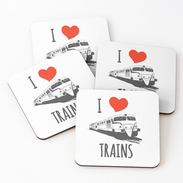 Item preview, tRAin driver train driving trains railway I love tRAin hearts  designed and sold by Tropical Blood.