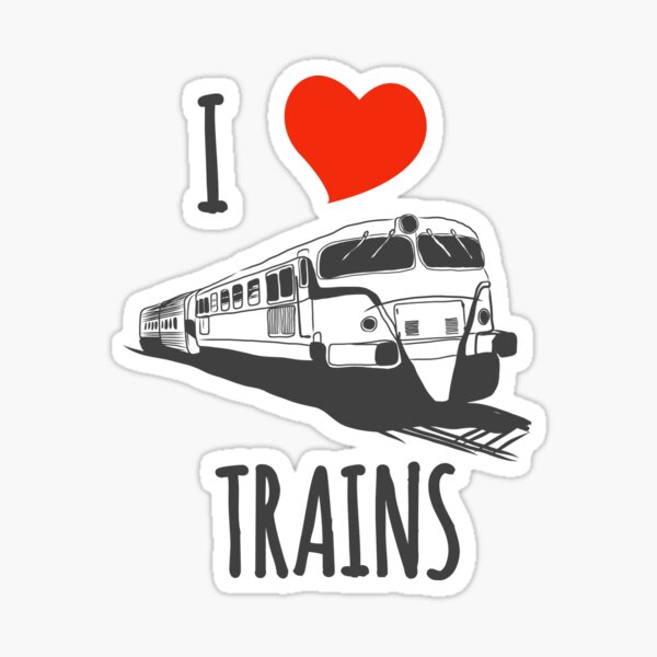 Item preview, tRAin driver train driving trains railway I love tRAin hearts  designed and sold by Tropical Blood.