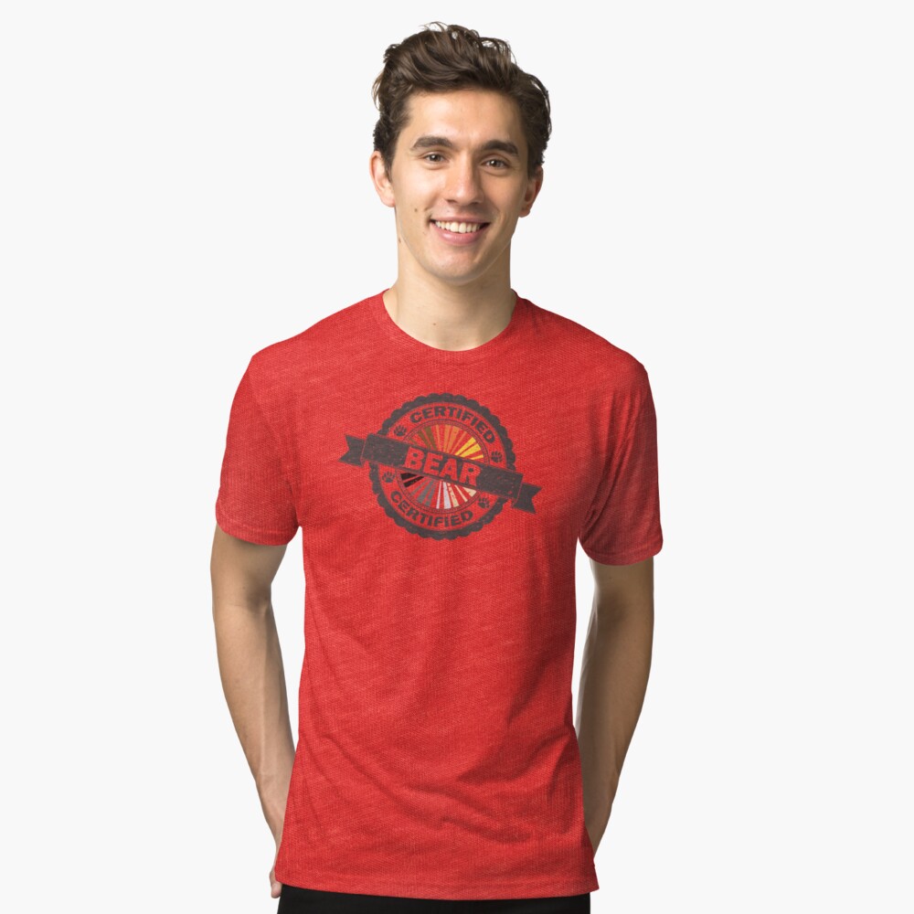 Certified Bear Stamp Tri-blend T-Shirt