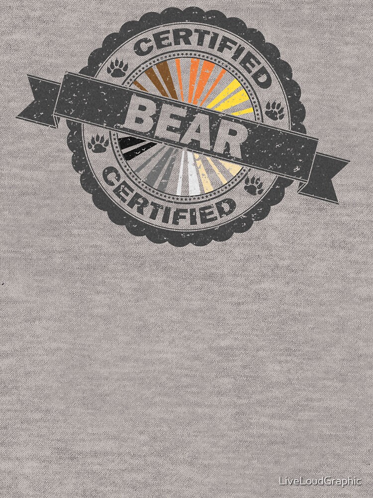 Certified Bear Stamp by LiveLoudGraphic