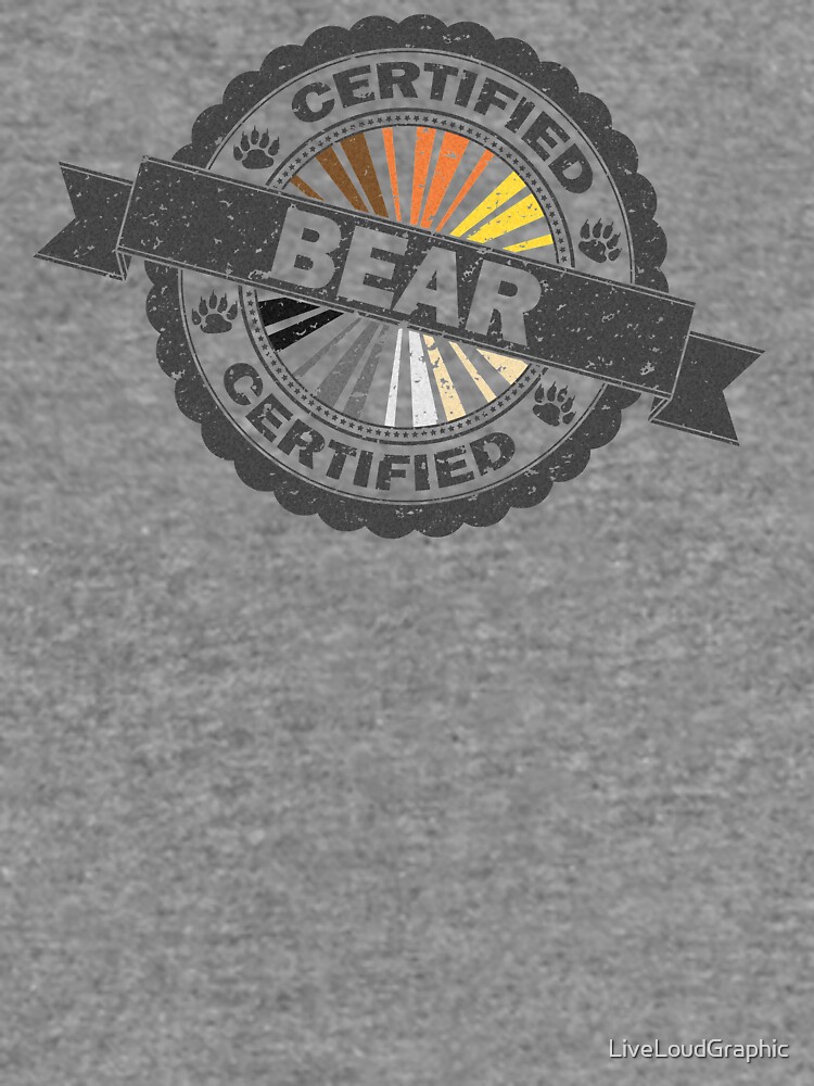 Certified Bear Stamp by LiveLoudGraphic