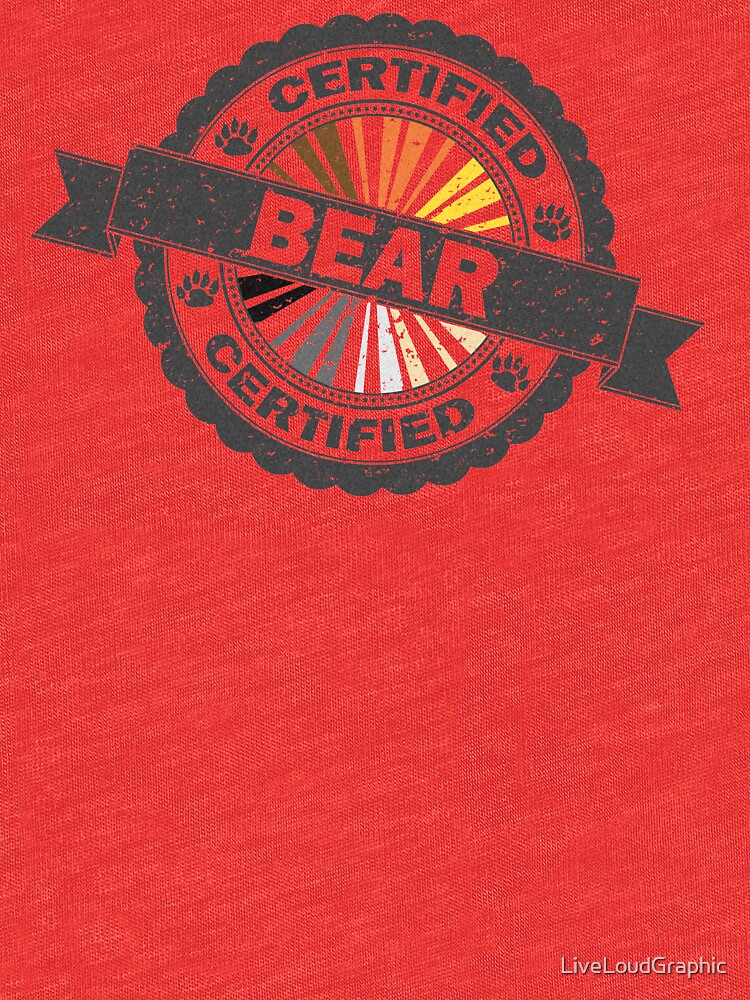 Certified Bear Stamp by LiveLoudGraphic