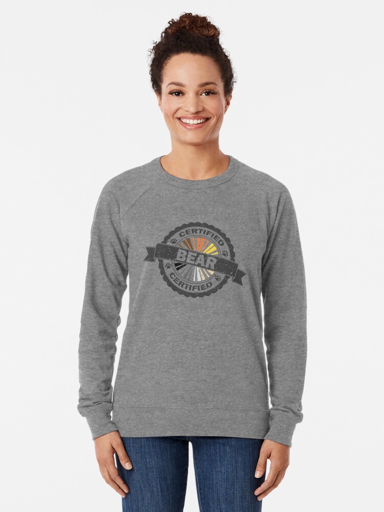 Alternate view of Certified Bear Stamp Lightweight Sweatshirt