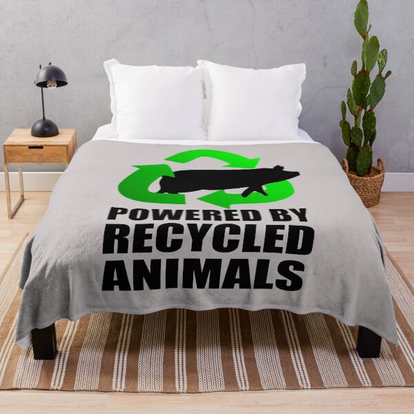 Item preview, Powered by Recycled Animals - pork designed and sold by birdo-art.