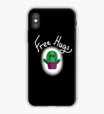 Free Cactus Hugs iPhone Case