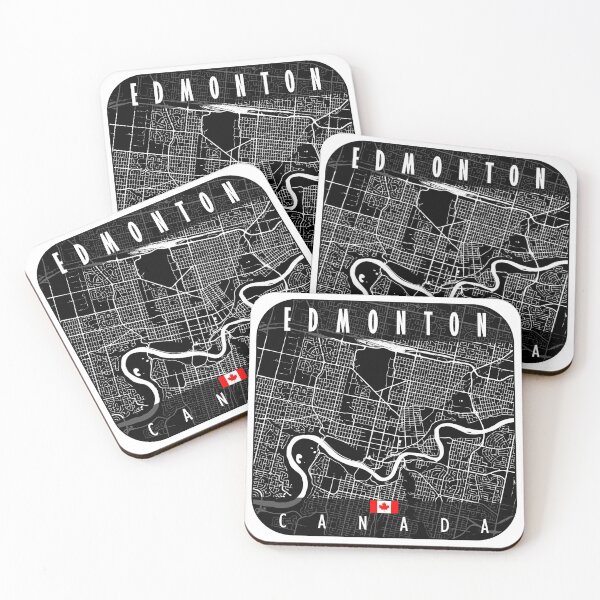 Item preview, EDMONTON MAP CANADA designed and sold by hatimelhag.