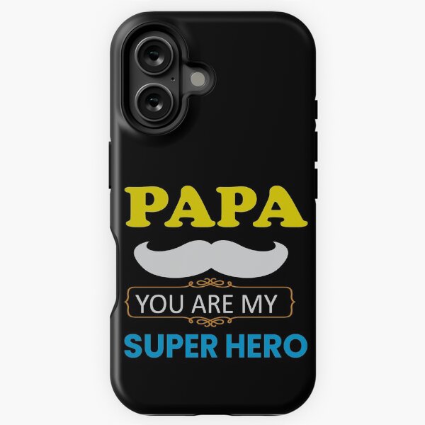 Vista previa del artículo con la obra «Papa tu eres mi super heroe», diseñado y vendido por eajob.