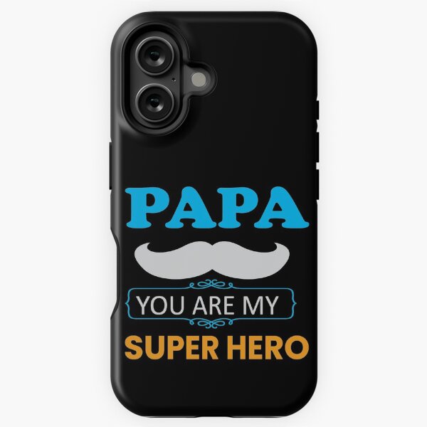 Vista previa del artículo con la obra «Papa tu eres mi super heroe», diseñado y vendido por eajob.