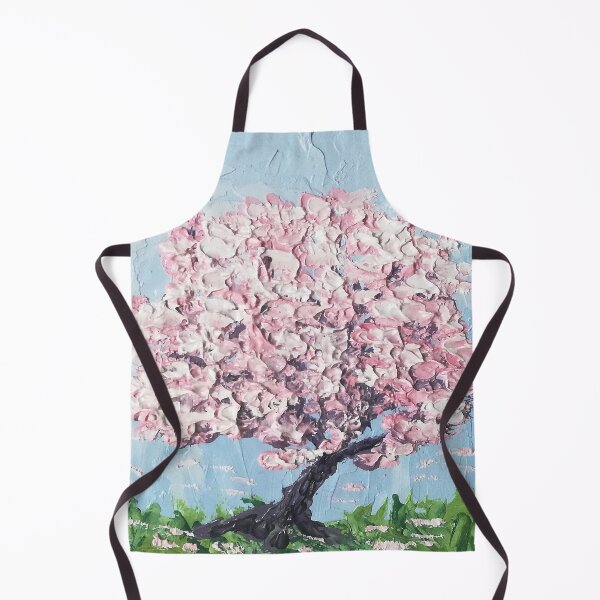 Item preview, Cherry Blossoms, Botanical Art, Spring Decor, Large Wall Art, Pictorial Painting, Modern home design designed and sold by WolgaArt.