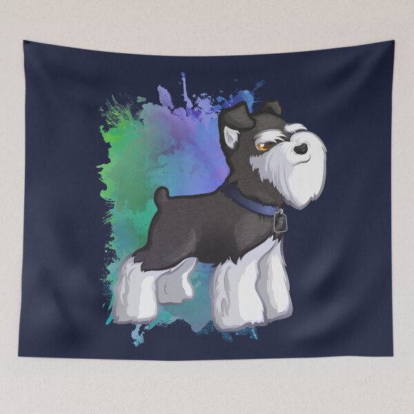 Item preview, Miniature Schnauzer Puppy Dog as Home Security B&S designed and sold by Tazmaa.