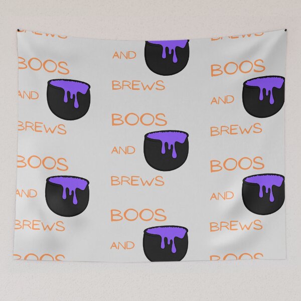 Item preview, Boos And Brews with Orange Writing designed and sold by GeoTeasters.