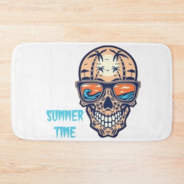 Item preview, Skull and Summer Time designed and sold by rahman-7.