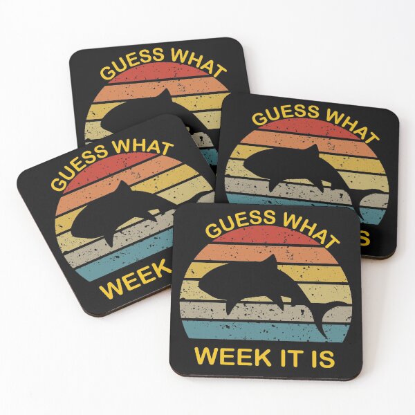 Item preview, guess what week it is shark funny jokes designed and sold by seriesxanime.