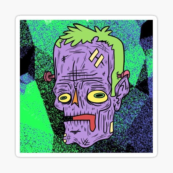 Purple Frank Sticker