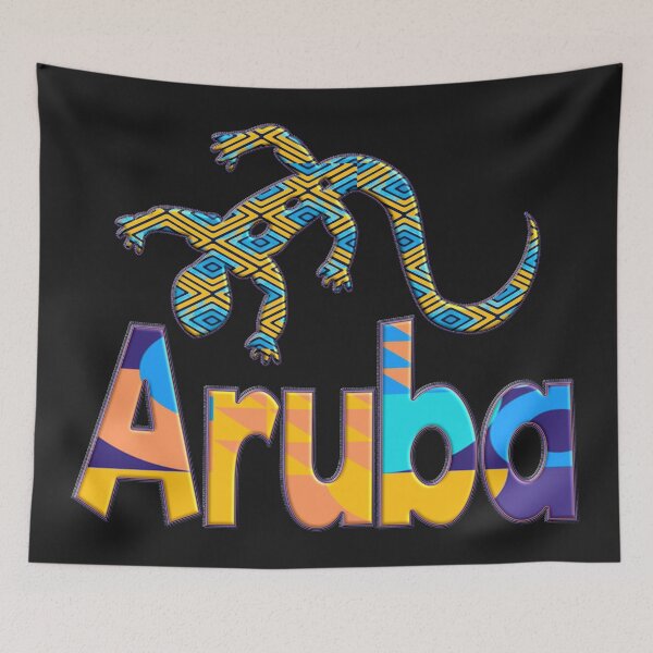 Item preview, ARUBA - ONE HAPPY ISLAND - LIZARD PARADISE designed and sold by Ralek.