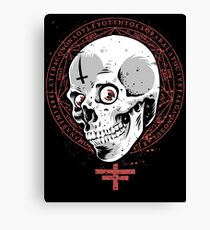 Doom and Gloom Skull Canvas Print