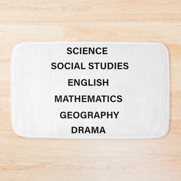Item preview, School subjects  designed and sold by Dinashop.