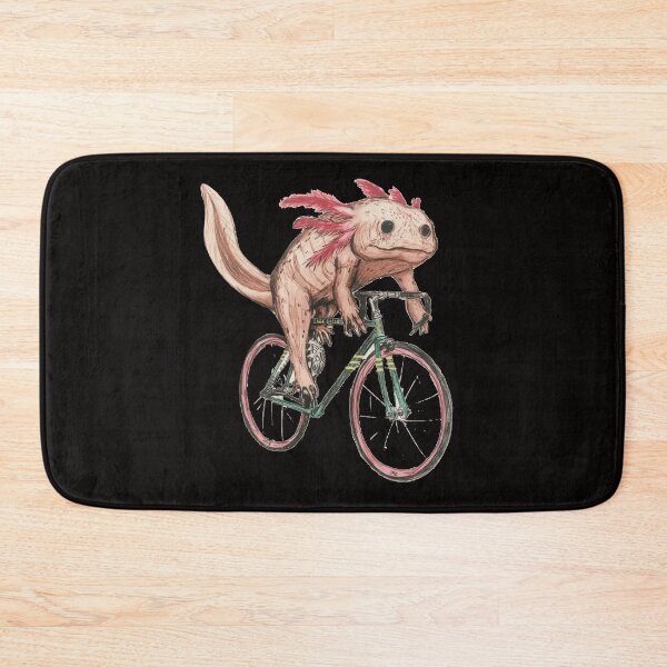 Item preview, Bicycling Axolotl  designed and sold by shopCao22.
