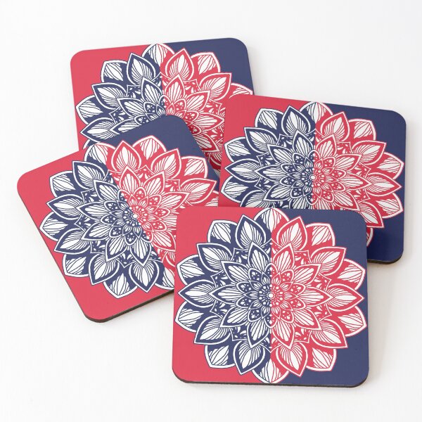 Item preview, Mandala Red White and Blue Split designed and sold by Mindhive31.