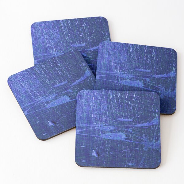 Item preview, abstract blue paint splatters by dePace' designed and sold by mrpropcake.