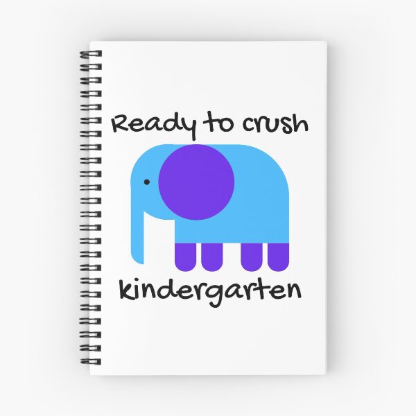 Item preview, Ready to crush kindergarten, cute elephant  designed and sold by NerdyChibi.