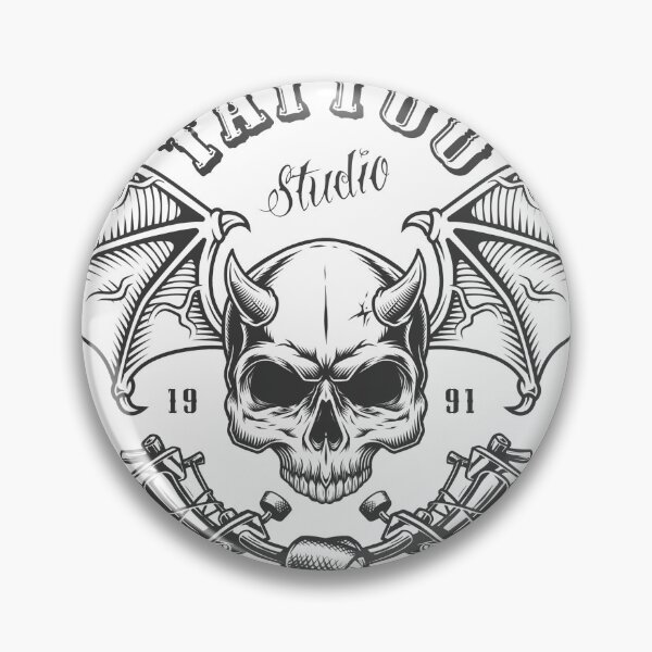 Item preview, tattoo saloon emblem designed and sold by GojoSenko.