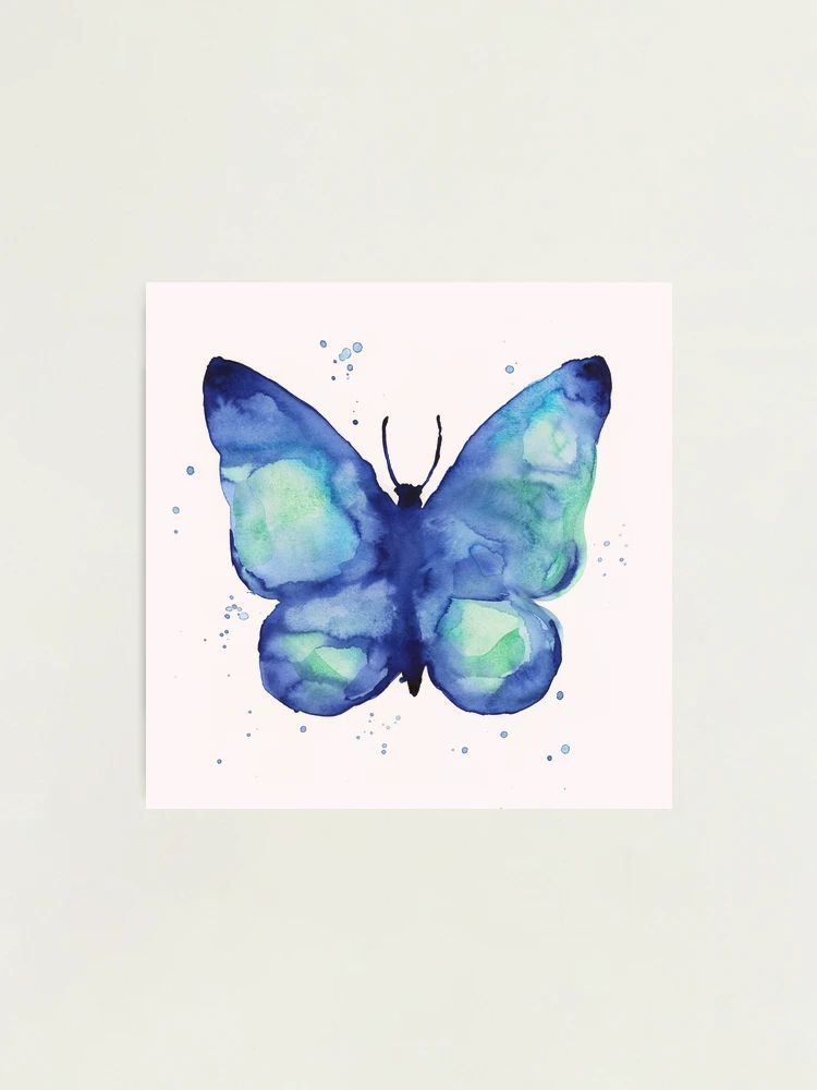 バーニッシュ ウォール アート BURNISH WALL ART BLUE FLOWER 