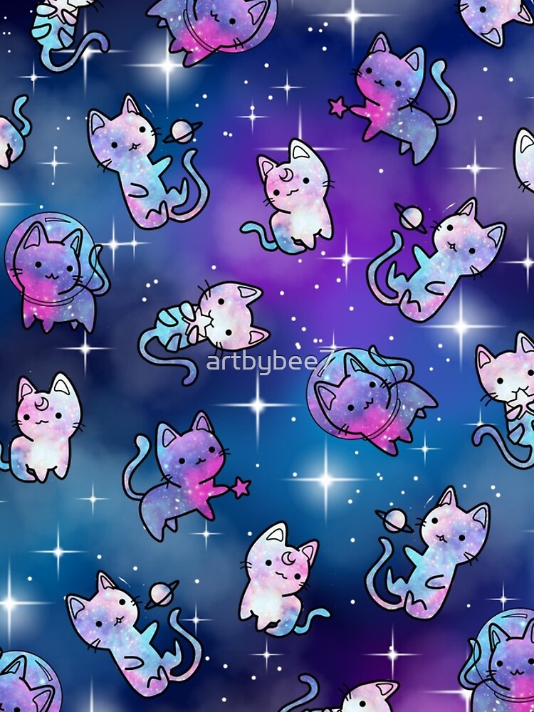 "Space Kitties" iPhone Case by artbybee7 | Redbubble