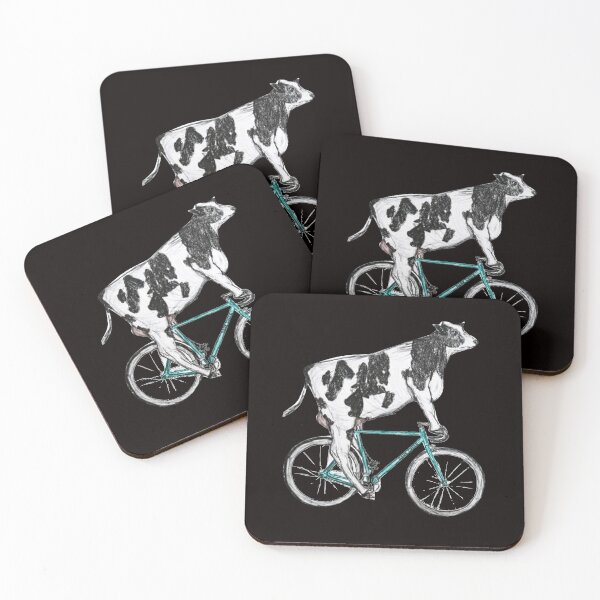 Item preview, Bicycling Cow designed and sold by shopCao22.