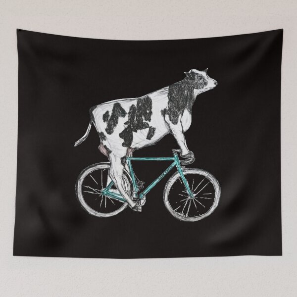 Item preview, Bicycling Cow designed and sold by shopCao22.