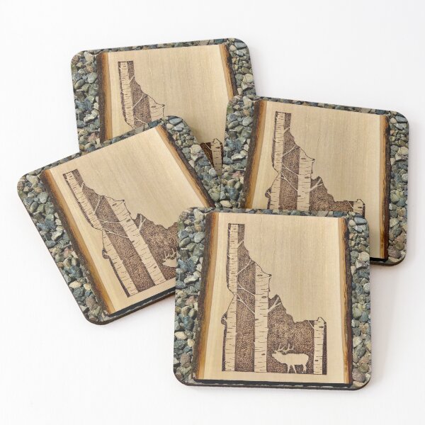 Item preview, bugling elk among aspens in Idaho designed and sold by countrypines.