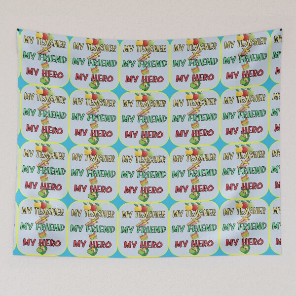 Item preview, My Teacher, My Friend, My Hero Tribute to All Teachers Design designed and sold by ThisNThatImages.